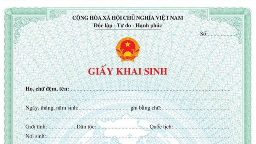Children's Birth Certificate