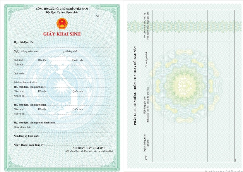Birth Certificate in Vietnam